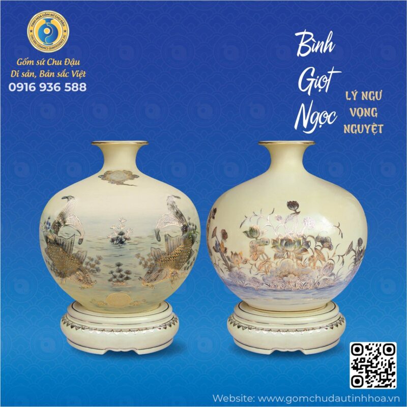 binh_giot_ngoc-18_68cd78383f2d4753b902eb99ec9e7f31_master Bình Giọt Ngọc Họa Tiết Lý Ngư Vọng Nguyệt