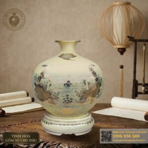 giot_ngoc_to_ly_ngu_vk_30655676202b4bbb80b4da85c6736c10_master Bình Giọt Ngọc Họa Tiết Lý Ngư Vọng Nguyệt