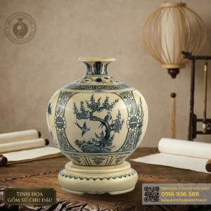 giot_ngoc_to_tu_canh_1988b26ea2904f558da1cebbee8bb402_master Bình Giọt Ngọc Họa Tiết Tứ Cảnh