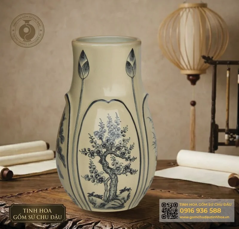 hoa_sen_tu_canh_3d3a435c3e904d09b7c77a7f27776bd2_master Bình Hoa Sen Họa Tiết Tứ Cảnh