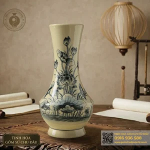 Bình Thiên Hương Họa Tiết Hoa Sen