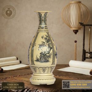 Alternative view of BÌNH TỲ BÀ GỐM CHU ĐẬU