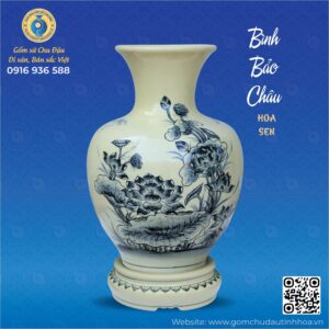 Bình Bảo Châu Họa Tiết Hoa Sen