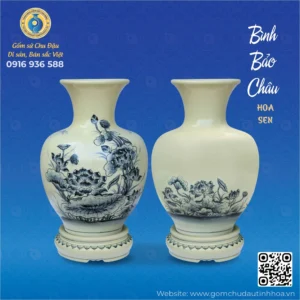 Bình Bảo Châu Họa Tiết Hoa Sen