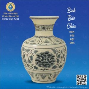 Bình Bảo Châu Họa Tiết Hoa Phù Dung